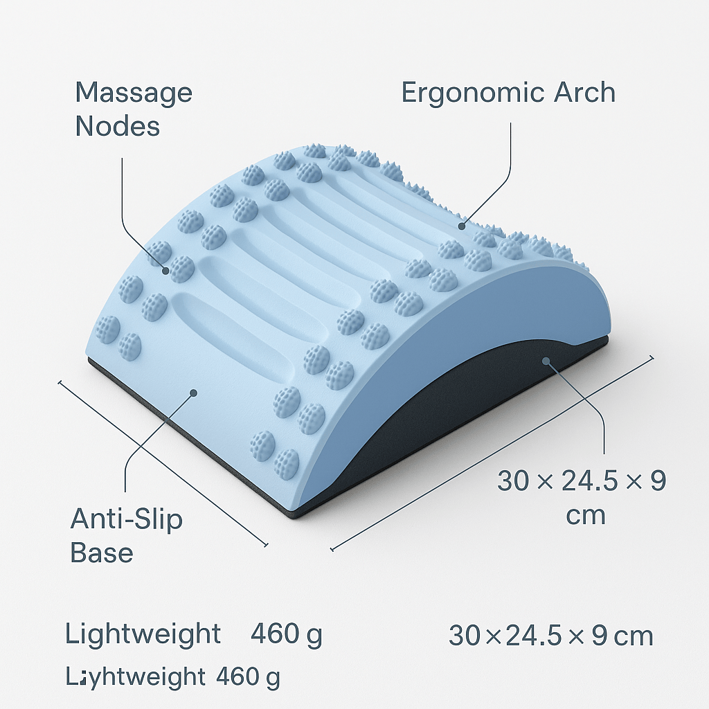 Lumbar Support Back Stretching Pad