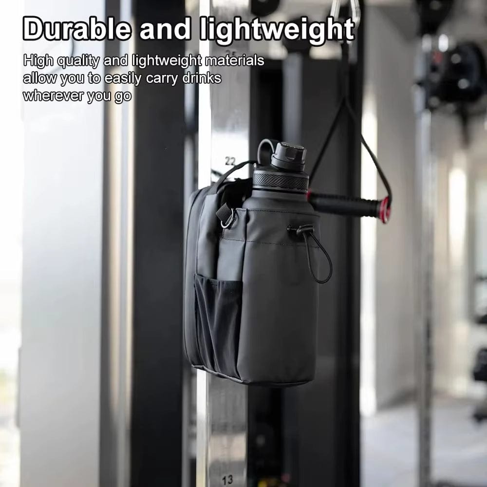 Magnetic Gym Bag Large Capacity Magnetic Carrier Bag with Phone Pocket Portable Gym Water Bottle Pouch Gym Accessories Organizer