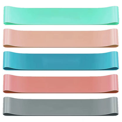 Different Resistance Bands Yoga Band Fitness Exercise Training Hip Tension Band Leg Squat Dance Elastic Loop Stretch Band